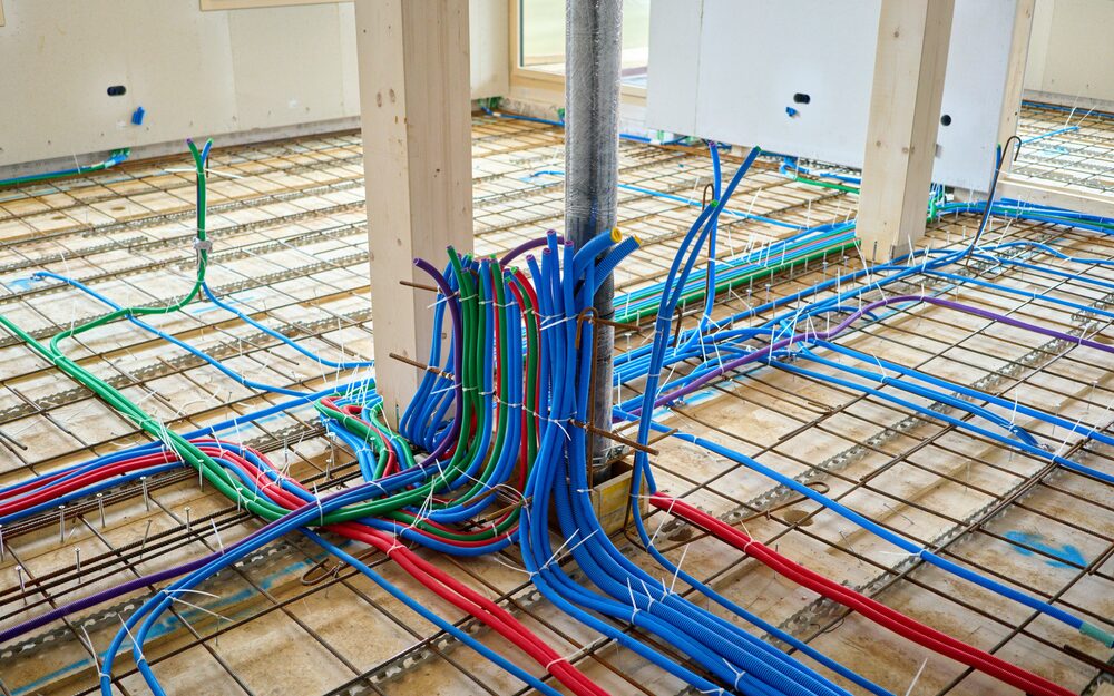 Elektroinstalacije u novogradnji – polaganje instalacija u podu novogradnje